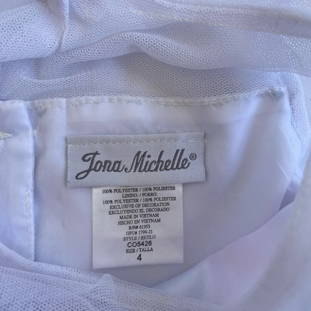 Jona Michelle Special Occasion Toddler Dress Size 4 - Picture 9 of 10